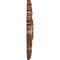 Ekena Millwork Plymouth Ceiling Medallion (Fits Canopies up to 1 5/8"), 16 3/4"OD x 1 3/8"P, Polished Copper CM16PLPOS - alternate 4